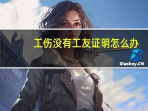 工伤没有工友证明怎么办