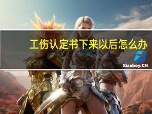 工伤认定书下来以后怎么办