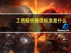 工伤轻伤赔偿标准是什么