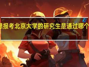 工作人员想报考北京大学的研究生是通过哪个网站进行报名的