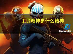 工匠精神是什么精神