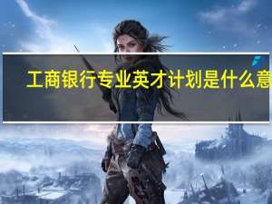 工商银行专业英才计划是什么意思