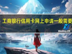 工商银行信用卡网上申请一般需要多久