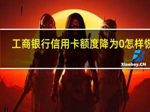 工商银行信用卡额度降为0怎样恢复（工商银行信用卡额度是多少）