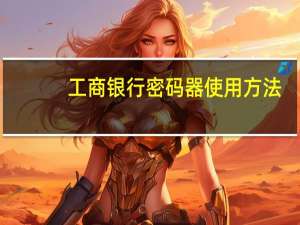 工商银行密码器使用方法（工商银行密码器）
