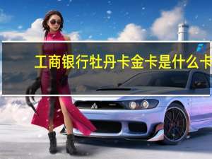 工商银行牡丹卡金卡是什么卡