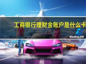 工商银行理财金账户是什么卡
