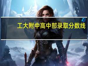 工大附中高中部录取分数线