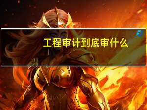 工程审计到底审什么
