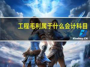 工程毛利属于什么会计科目