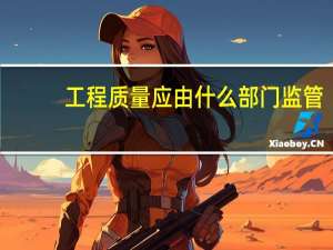工程质量应由什么部门监管