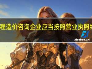 工程造价咨询企业应当按照营业执照经营范围