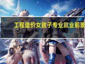工程造价女孩子专业就业前景