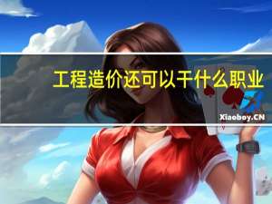 工程造价还可以干什么职业