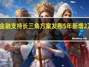 工行金融支持长三角方案发布 5年新增2万亿元融资