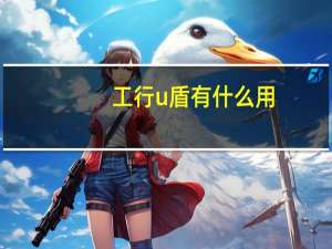 工行u盾有什么用