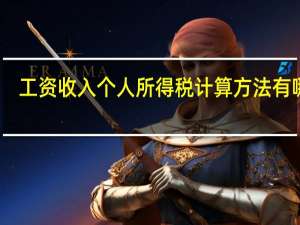 工资收入个人所得税计算方法有哪些（工资收入个人所得税计算方法）