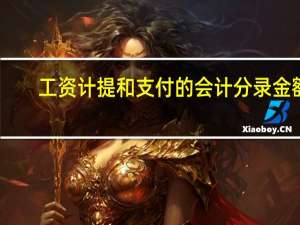 工资计提和支付的会计分录金额
