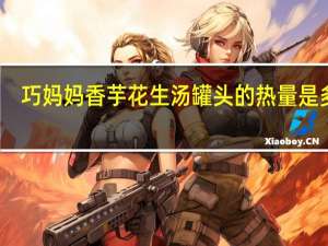 巧妈妈 香芋花生汤罐头的热量是多少