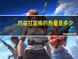 巧益 甘甜梅的热量是多少