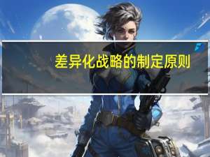差异化战略的制定原则（差异化战略）