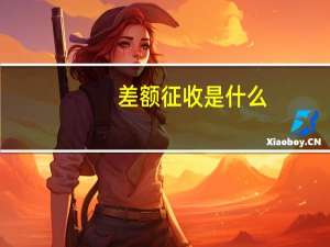 差额征收是什么
