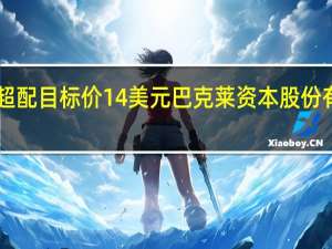 巴克莱资本股份有限公司将福特汽车评级从平配上调至超配目标价14美元巴克莱资本股份有限公司将通用汽车公司评级从平配上调至超配目标价37美元