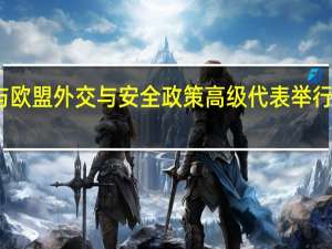 巴勒斯坦总统与欧盟外交与安全政策高级代表举行会谈 到底什么情况嘞
