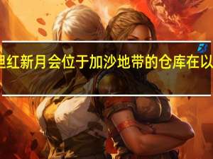 巴勒斯坦红新月会位于加沙地带的仓库在以方空袭中受损