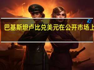 巴基斯坦卢比兑美元在公开市场上涨3.1%至309