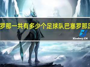 巴塞罗那一共有多少个足球队 巴塞罗那足球俱乐部
