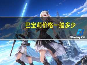 巴宝莉价格一般多少