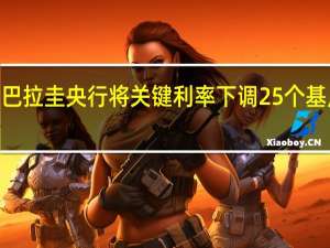 巴拉圭央行将关键利率下调25个基点从8.00%降至7.75%