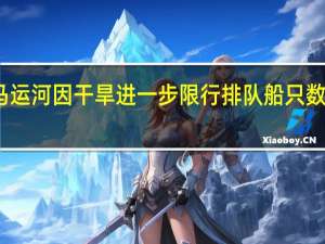 巴拿马运河因干旱进一步限行排队船只数量远超同期