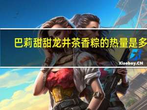 巴莉甜甜 龙井茶香粽的热量是多少