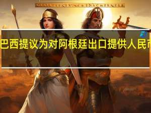 巴西提议为对阿根廷出口提供人民币担保