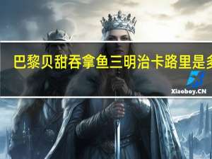 巴黎贝甜 吞拿鱼三明治卡路里是多少