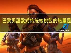 巴黎贝甜 欧式传统核桃包的热量是多少