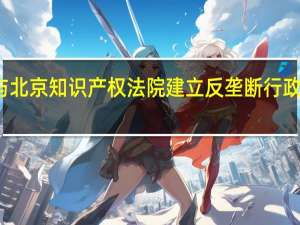市场监管总局与北京知识产权法院建立反垄断行政执法和司法衔接机制