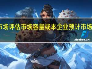 市场评估市场容量或本企业预计市场占有率（市场容量或本企业预计市场占有率）