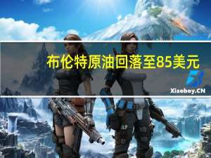 布伦特原油回落至85美元/桶下方日内跌1.76%；WTI原油回落至81美元/桶下方日内跌1.70%