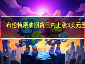 布伦特原油期货日内上涨3美元至80.55美元/桶