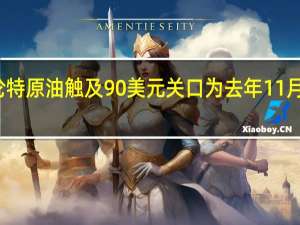 布伦特原油触及90美元关口为去年11月以来首次