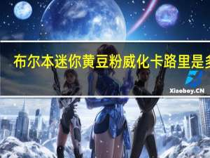 布尔本 迷你黄豆粉威化卡路里是多少