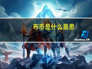 布币是什么意思