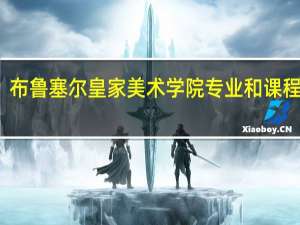 布鲁塞尔皇家美术学院专业和课程设置