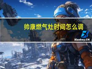 帅康燃气灶时间怎么调（谁知道帅康燃气灶定时器怎么用）