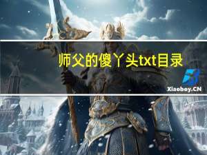 师父的傻丫头txt目录（师傅的傻丫头txt微盘）