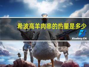 希波 高羊肉串的热量是多少
