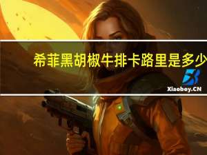 希菲 黑胡椒牛排卡路里是多少
